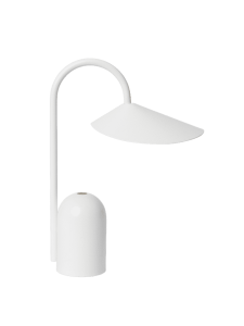 FERM LIVING lampka przenośna ARUM biała