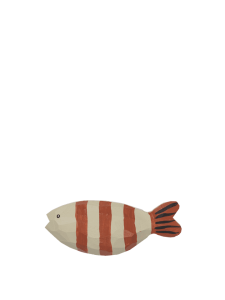 FERM LIVING wieszak HARBOUR FISH STRIPE ceglano-kremowy