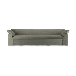 HK LIVING sofa NOMAD 305cm linen, army green