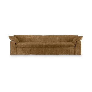 HK LIVING sofa NOMAD 305cm corduroy velvet, aged gold