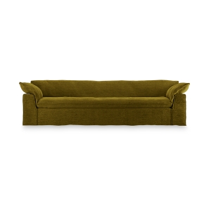 HK LIVING sofa NOMAD 305cm royal velvet, olive