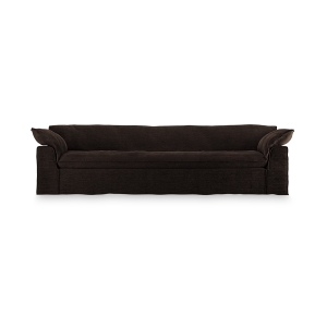 HK LIVING sofa NOMAD 305cm royal velvet, espresso