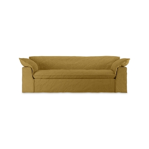 HK LIVING sofa NOMAD 244cm linen, burnt ochre