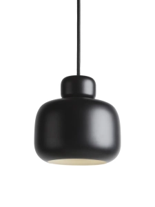 WOUD lampa wisząca STONE L czarna