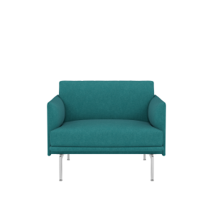 MUUTO fotel OUTLINE polerowane aluminium różne kolory