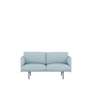MUUTO sofa OUTLINE STUDIO 140 cm SH40 czarne nogi / różne kolory