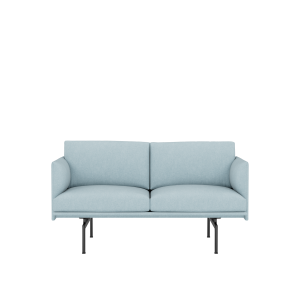 MUUTO sofa OUTLINE STUDIO 140 cm SH45 czarne nogi / różne kolory