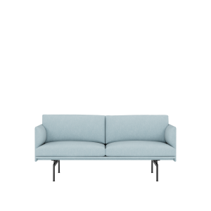 MUUTO sofa OUTLINE STUDIO 170 cm SH45 czarne nogi / różne kolory