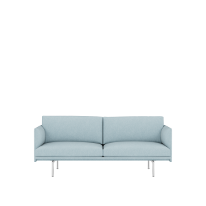 MUUTO sofa OUTLINE STUDIO 170 cm SH40 polerowane aluminium / różne kolory