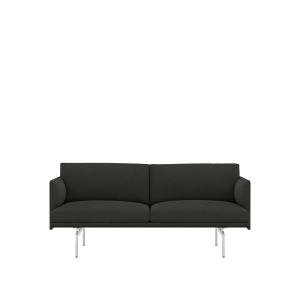 MUUTO sofa OUTLINE STUDIO 170 cm SH45 polerowane aluminium / różne kolory