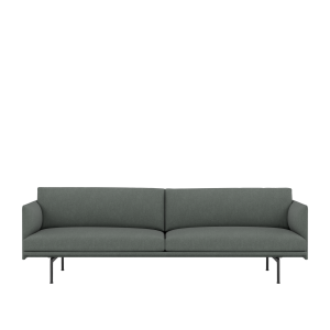 MUUTO sofa OUTLINE STUDIO 220 cm SH40 czarne nogi / różne kolory