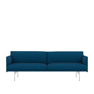 MUUTO sofa OUTLINE STUDIO 220 cm SH45 aluminium / różne kolory
