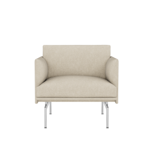 MUUTO fotel OUTLINE STUDIO SH45 aluminium / różne kolory