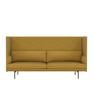 MUUTO sofa 3-osobowa OUTLINE HIGHBACK 115 SH40 czarne nogi / różne kolory