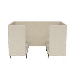 MUUTO box 2-osobowy OUTLINE HIGHBACK CABIN 115 SH40 czarne nogi / różne kolory