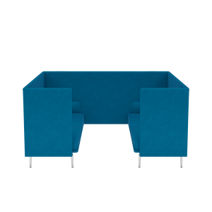 MUUTO box 3-osobowy OUTLINE HIGHBACK CABIN 120 SH45 aluminium / różne kolory