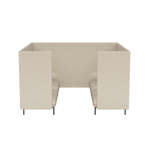 MUUTO box 3-osobowy OUTLINE HIGHBACK CABIN 140 SH40 czarne nogi / różne kolory