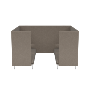 MUUTO box 3-osobowy OUTLINE HIGHBACK CABIN 140 SH40 aluminium / różne kolory