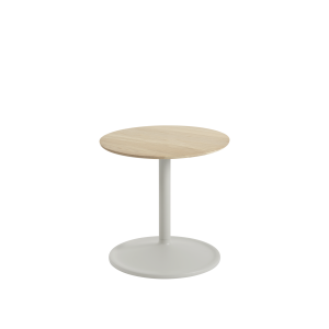 MUUTO stolik SOFT SIDE ø41x40h dąb / szary
