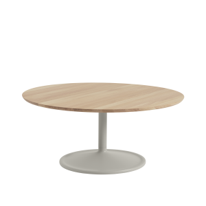 MUUTO stolik SOFT SIDE Ø95 x 42h dąb / szary