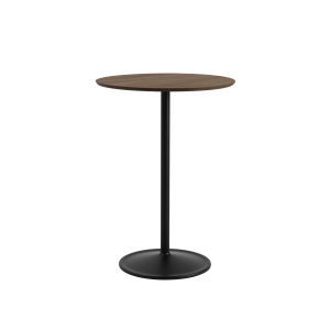 MUUTO stół SOFT CAFE Ø75 x 105h ciemny dąb / czarny
