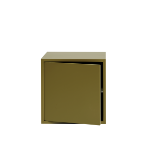 MUUTO moduł z drzwiczkami STACKED średni brązowo-zielony