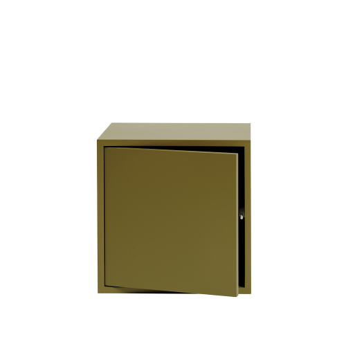 MUUTO moduł z drzwiczkami STACKED średni brązowo-zielony