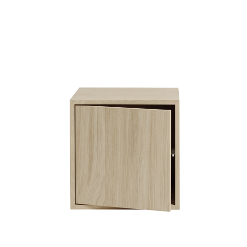 MUUTO moduł z drzwiczkami STACKED średni dębowy