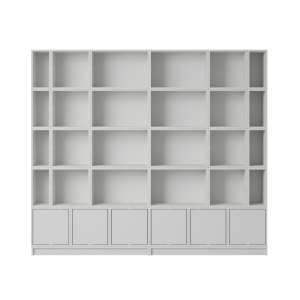MUUTO półka STACKED BOOKCASE konfiguracja 1 szara