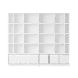 MUUTO półka STACKED BOOKCASE konfiguracja 1 biała