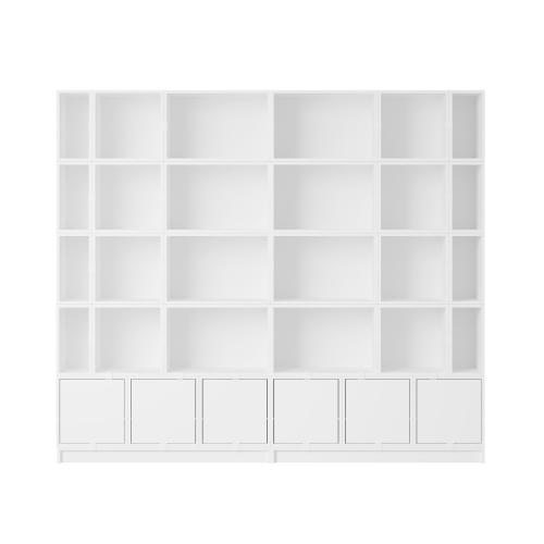 MUUTO półka STACKED BOOKCASE konfiguracja 1 biała