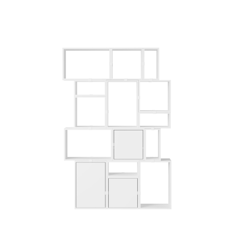 MUUTO półka STACKED BOOKCASE konfiguracja 2 biała
