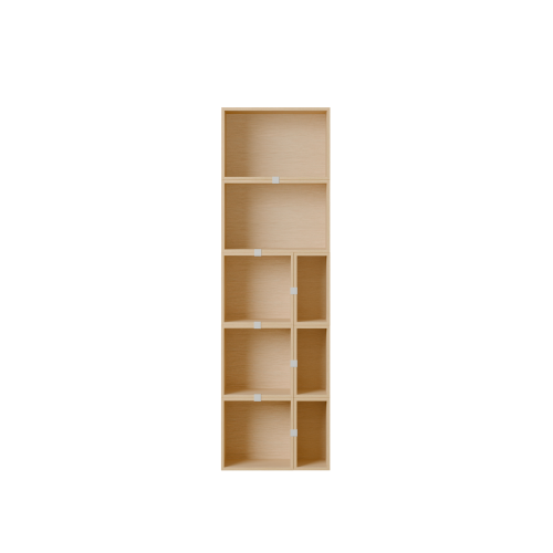 MUUTO półka STACKED BOOKCASE konfiguracja 7 dębowa