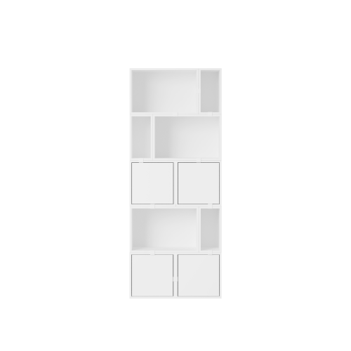 MUUTO półka STACKED BOOKCASE konfiguracja 8 biała