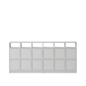 MUUTO półka STACKED SIDEBOARD konfiguracja 1 szara