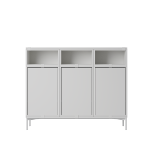 MUUTO półka STACKED SIDEBOARD konfiguracja 3 szara