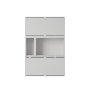 MUUTO półka STACKED SIDEBOARD konfiguracja 4 szara