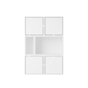 MUUTO półka STACKED SIDEBOARD konfiguracja 4 biała