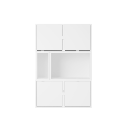 MUUTO półka STACKED SIDEBOARD konfiguracja 4 biała