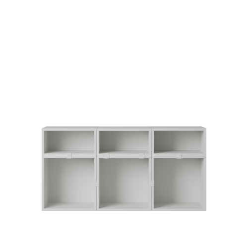 MUUTO półka STACKED SIDEBOARD konfiguracja 5 szara