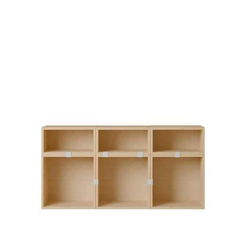 MUUTO półka STACKED SIDEBOARD konfiguracja 5 dębowa