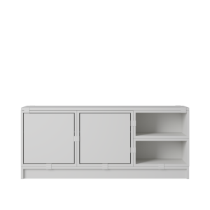 MUUTO półka STACKED HALLWAY konfiguracja 2 szara