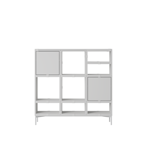 MUUTO półka STACKED HALLWAY konfiguracja 3 szara