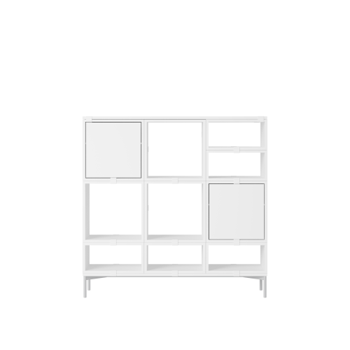 MUUTO półka STACKED HALLWAY konfiguracja 3 biała