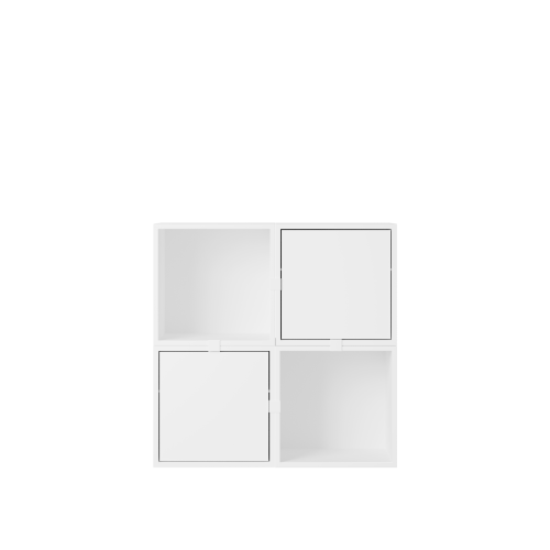 MUUTO półka STACKED HALLWAY konfiguracja 4 biała