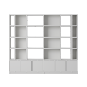 MUUTO półka STACKED OFFICE konfiguracja 1 szara