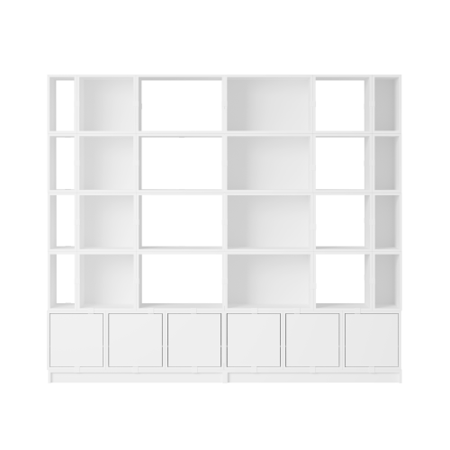 MUUTO półka STACKED OFFICE konfiguracja 1 biała