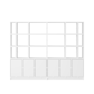 MUUTO półka STACKED OFFICE konfiguracja 2 biała