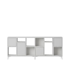 MUUTO półka STACKED OFFICE konfiguracja 3 szara