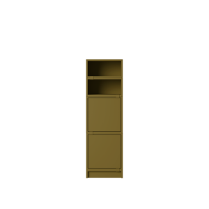 MUUTO półka STACKED OFFICE konfiguracja 4 brązowo-zielona